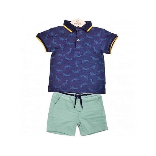 Black Friday 2024 Compleu baieti Polo - Navy Blue