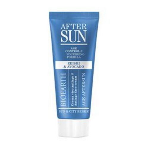 Black Friday 2022 Crema Antirid Aftersun pentru Ten cu Ganoderma si Avocado Sun & City Repair Bioearth
