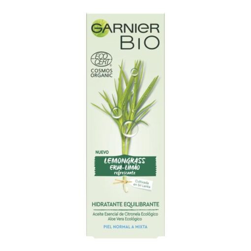Black Friday 2022 Crema Faciala Hidratanta cu Lemongrass pentru Piele Normala si Mixta - Garnier Bio Lemongrass Hidratante Equilibrante Piel Normal A Mixta