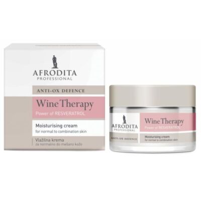 Black Friday 2022 Crema Hidratanta pentru Ten Normal si Mixt - Cosmetica Afrodita Wine Therapy Resveratrol Moisturising Cream for Normal to Combination Skin