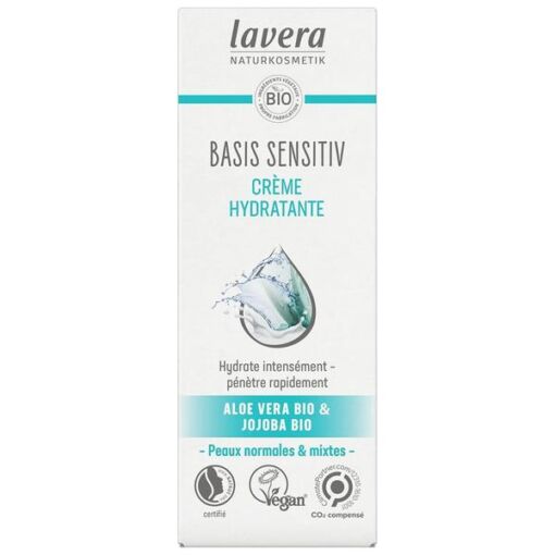 Black Friday 2022 Crema Hidratanta pentru Tenul Normal si Mixt cu Aloe Vela si Jojoba Basis Sensitiv Lavera