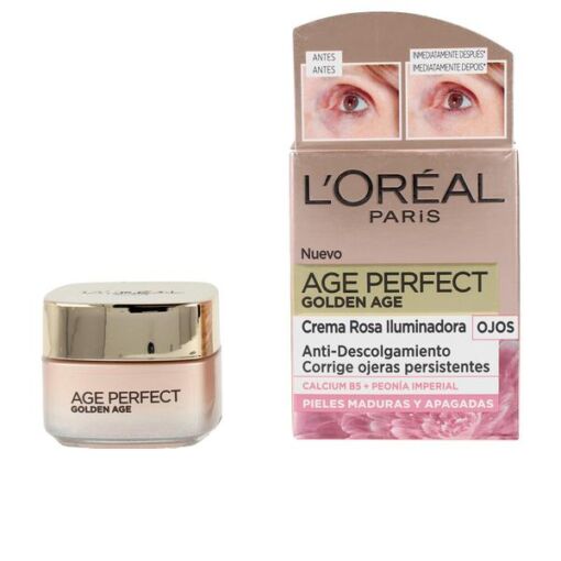 Black Friday 2022 Crema Iluminatoare pentru Zona Ochilor - L'Oreal Paris Age Perfect Golden Age Creme Rosa Iluminadora Ojos