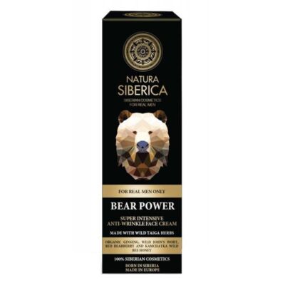 Black Friday 2022 Crema Intensiva Antirid pentru Barbati cu Plante Siberiene Bear Power Natura Siberica