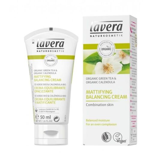 Black Friday 2022 Crema Matifianta Echilibranta pentru Ten Mixt cu Ceai Verde si Galbenele Lavera