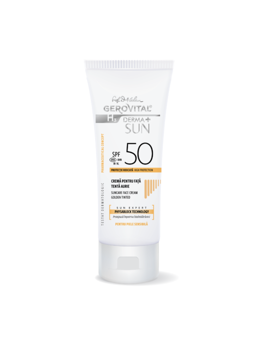 Black Friday 2022 Cremă Pentru Față Spf 50 Tentă Aurie Sun Expert