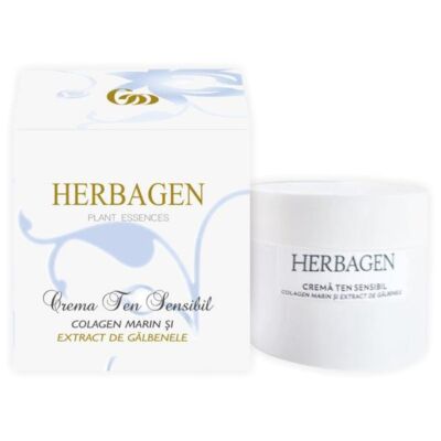 Black Friday 2022 Crema Ten Sensibil cu Colagen Marin si Extract de Galbenele Herbagen