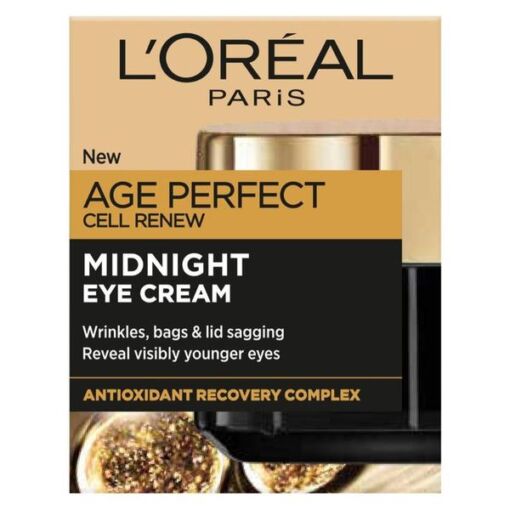 Black Friday 2022 Crema de Noapte pentru Ochi L'Oreal Paris - Age Perfect Midnight Eye Cream