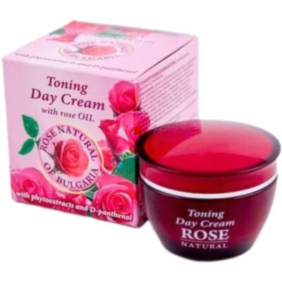 Black Friday 2022 Crema de zi tonifianta Bulfresh Rose Natural cu ulei de trandafir 50ml