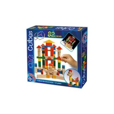 Black Friday 2022 Cubes. Cuburi de constructie din lemn: 82 piese