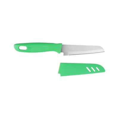 Black Friday 2022 Cutit inox pentru legume si fructe Teesa TSA0185 verde lungime totala 191 mm
