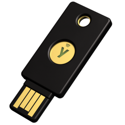 Black Friday Dispozitiv criptografic securizat tip token Yubico Security Key NFC