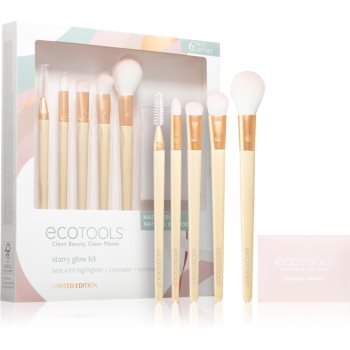 Black Friday 2022 EcoTools Glow Collection Starry Glow set perii machiaj