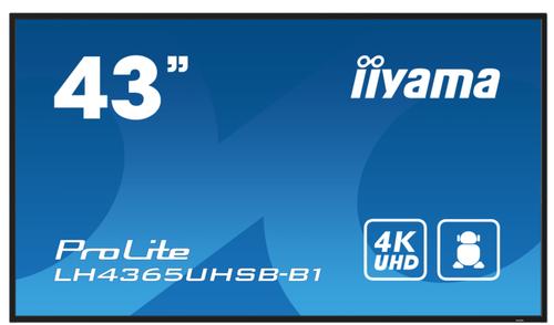 Black Friday 2022 Ecran Profesional IPS LED iiyama ProLite 42.5inch LH4365UHSB-B1