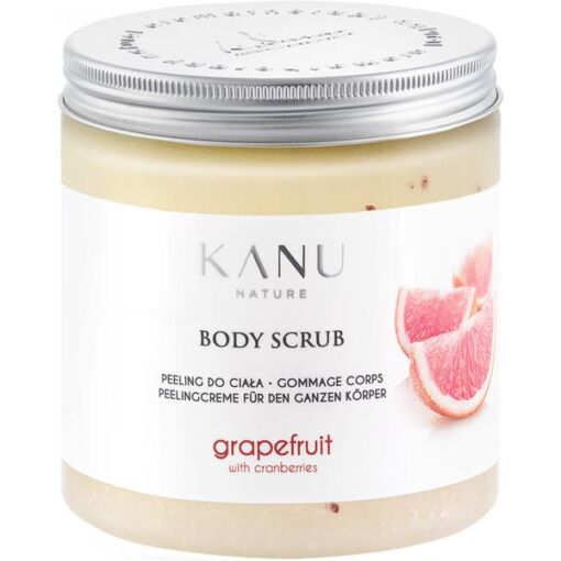 Black Friday 2022 Exfoliant Corporal cu Grapefruit si Merisoare - KANU Nature Body Scrub Grapefruit with Cranberries