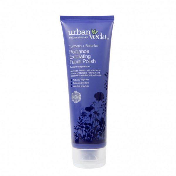 Black Friday 2022 Exfoliant pentru Curatare Faciala cu Extract de Turmeric Organic pentru Ten Uscat Radiance - Urban Veda