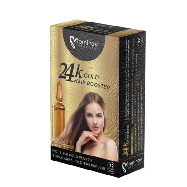 Black Friday 2022 Fiole Hair Booster 24k pentru stimularea cresterii părului