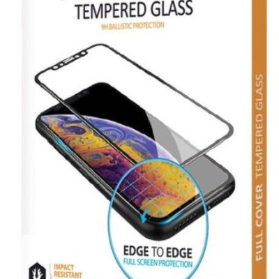 Black Friday 2022 Folie Protectie Sticla Temperata Lemontti Full Fit LFSTFFIP12MBK pentru Apple iPhone 12