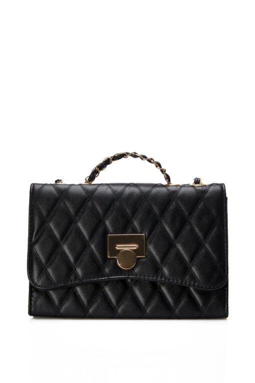 Black Friday 2022 Geanta Eliza neagra cu inchidere magnetica