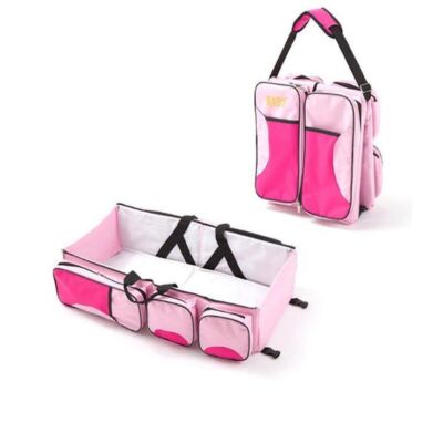 Black Friday 2024 Geanta multifunctionala pentru transport Bebe roz