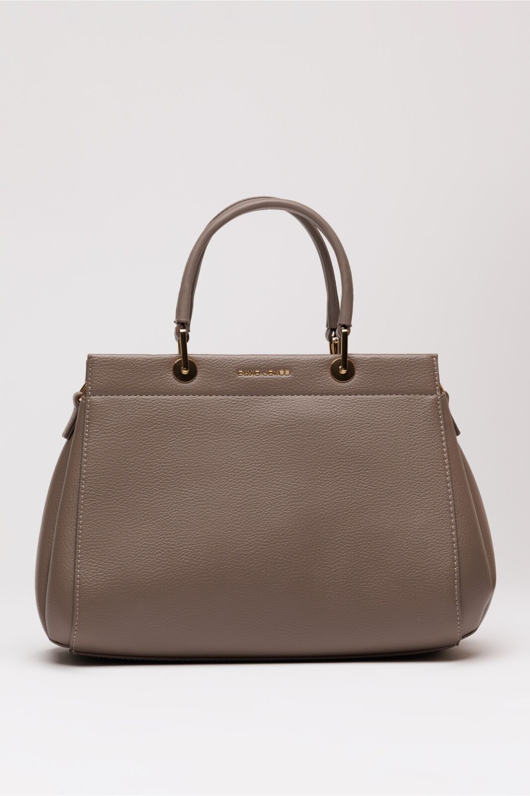 Black Friday Geanta office taupe din piele ecologica