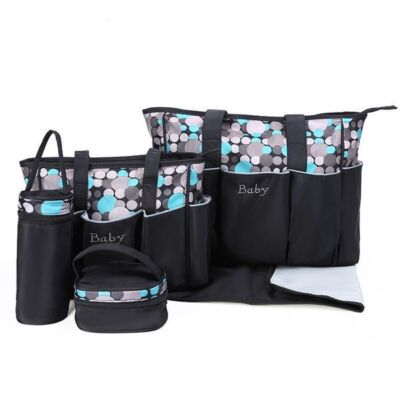 Black Friday 2024 Geanta pentru mamici Mama Bag Diana Bleu - Bebeking
