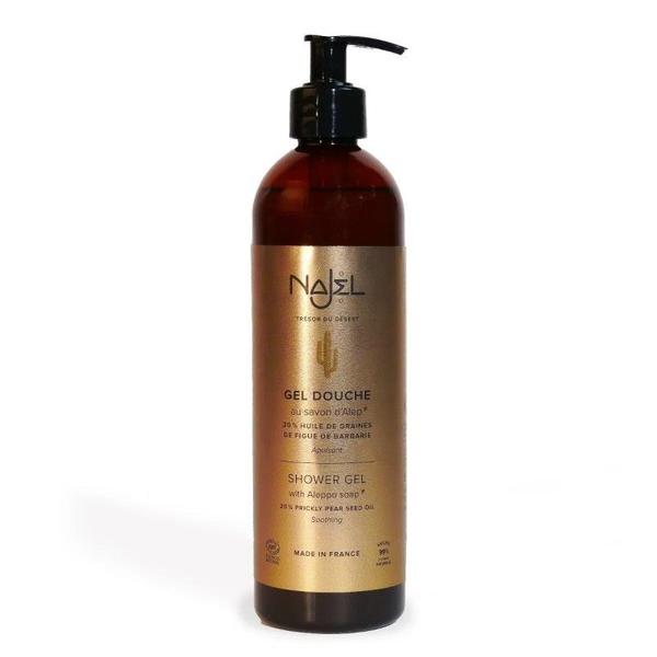 Black Friday 2022 Gel de Dus cu Sapun de Alep si si 20% Ulei de Cactus - Najel Gel Douche au Savon d'Alep