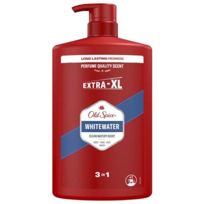 Black Friday 2022 Gel de Dus pentru Barbati - Old Spice Whitewater Body - Hair - Face Wash 3in1
