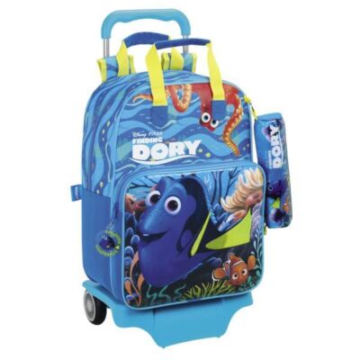 Black Friday 2022 Ghiozdan-troler mare si penar FINDING DORY 33x42x15