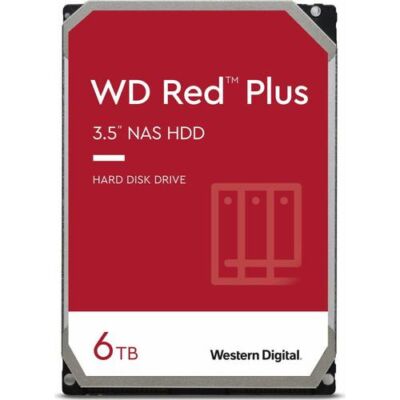 Black Friday HDD Western Digital Red Plus 6TB SATA-III 5400 RPM 256MB