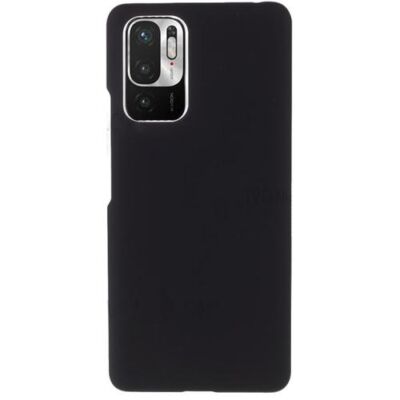 Black Friday 2022 Husa Protectie Spate Lemontti Silicon Silky pentru Xiaomi Redmi Note 10 5G (Negru)