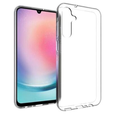 Black Friday Husa Protectie Spate Lemontti Silicon compatibila cu Samsung Galaxy A25 5G (Transparent)