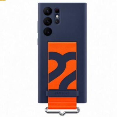 Black Friday 2022 Husa Protectie Spate Samsung EF-GS908TNEGWW pentru Samsung Galaxy S22 Ultra (Albastru)