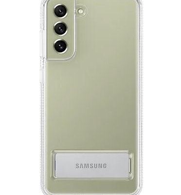 Black Friday 2022 Husa Protectie Spate Samsung EF-JG990CTEGWW pentru Samsung Galaxy S21 FE (Transparent)