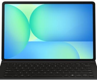 Black Friday Husa cu tastatura Samsung Book Cover Slim AI Key EF-DX620UBEGWW pentru Galaxy Tab S10 FE+ (Negru)