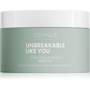 Black Friday ICONIQUE Professional UNBREAKABLE LIKE YOU Length Strengthening masca pentru întărirea lungimilor de păr