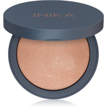 Black Friday 2022 INIKA Organic Mineral Illuminisor Pudra compacta ce ofera luminozitate