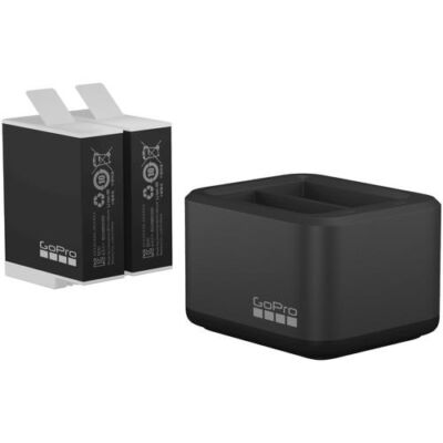 Black Friday 2022 Incarcator dublu GoPro Hero9 / Hero10 / Hero11 + 2 Acumulatori Enduro