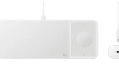Black Friday 2022 Incarcator wireless 3-in-1 Samsung EP-P6300TWEGEU