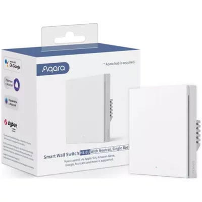 Black Friday 2022 Intrerupator inteligent Aqara Smart Wall Switch H1 (With Neutral – cu Nul