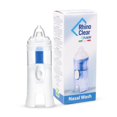 Black Friday 2024 Irigator nazal Flaem Rhino Clear compatibil cu aparatele de aerosoli cu compresor