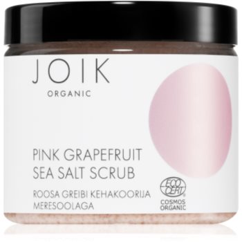 Black Friday JOIK Organic Pink Grapefruit exfoliant pentru corp cu sare de mare