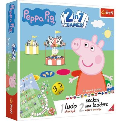 Black Friday 2024 Joc 2 in 1: Peppa Pig. Ludo si Serpisori scari