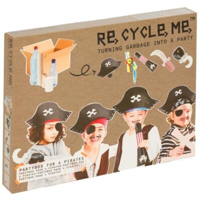 Black Friday 2022 Joc asamblare DIY Set petrecere pirati din materiale reciclate