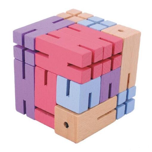 Black Friday 2022 Joc logic 3D puzzle Figurina violet