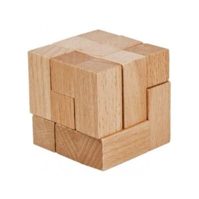 Black Friday 2022 Joc logic IQ Cub din lemn - varianta 2