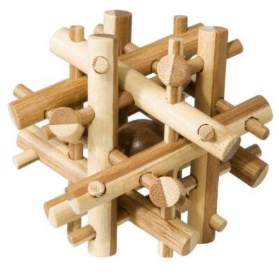 Black Friday 2022 Joc logic IQ din lemn bambus Magic sticks - Fridolin