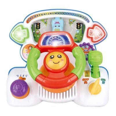 Black Friday 2025 Jucarie Interactiva Bebelusi Volan cu lumini si sunete