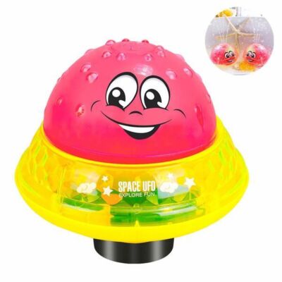 Black Friday 2022 Jucarie de baie copii 2 in 1 Smiley Rosu - Bebeking