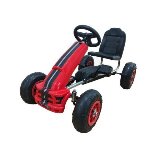 Black Friday 2024 Kart cu pedale si roti gonflabile Nevada Red 3 ani +