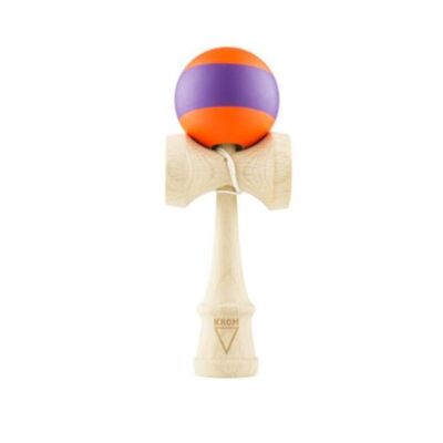 Black Friday 2022 Kendama Krom Rubber Stripes (mov+portocaliu)
